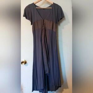 Twelfth of Eleven‎ Gray Hi-Lo Dress Medium